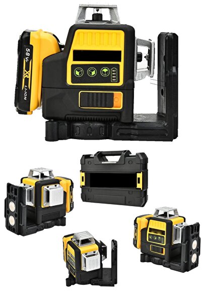 MoonTech 48 Watt 3 Fonksiyonlu Lazerli Terazi (gönye) Laser Mıter 3 Fonksiyon...