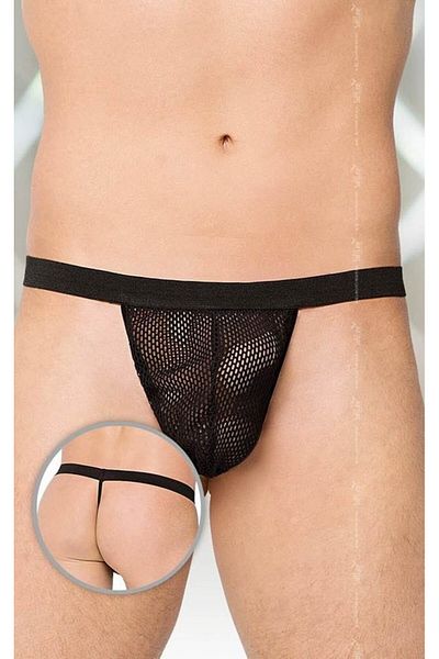 Softline Men's thong panties, model 4402, black, size SL