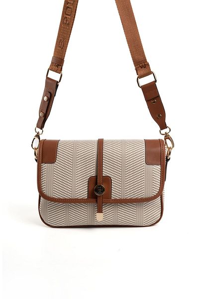 Silver Polo Silver & Polo Beige - Geantă de damă Tan SP1182