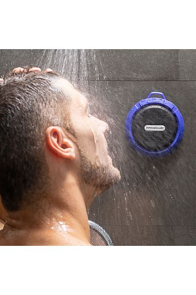 InnovaGoods InnovaGoods DropSound Waterproof Portable Wireless Speaker, Ø9 cm