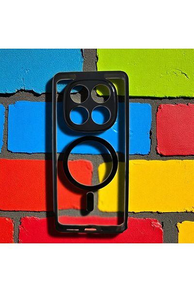 Gtech Husa Telefon Hibrid Acrilic Clar+TPU, MagSafe, compatibil cu Xiaomi Redmi Note 14 Pro, Durabila