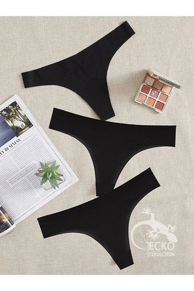 Seram Collection Gecko 3-Piece Laser Cut Seamless Thong