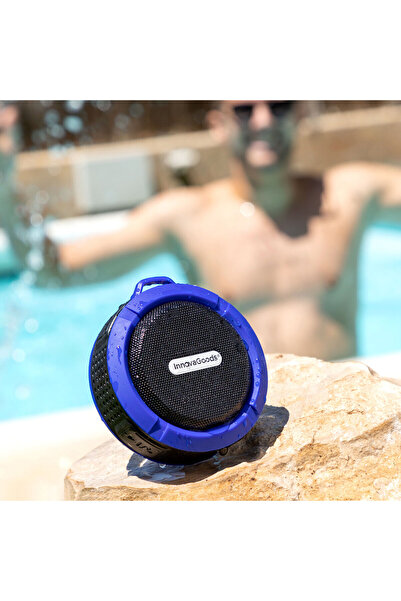 InnovaGoods Boxă portabilă wireless impermeabilă DropSound InnovaGoods, Ø9 cm