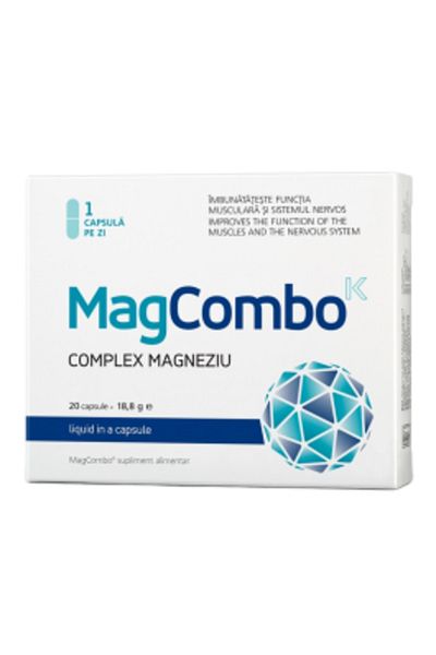 vitaslim MagCombo Complex Magneziu 940 mg, 20 capsule