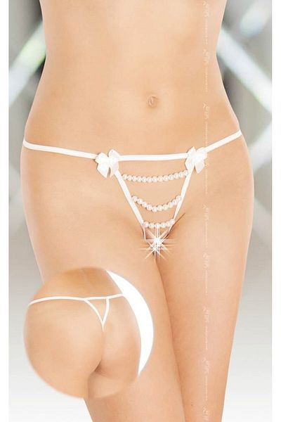 Softline Chilot tanga, model 2355, alb, mărime S/L