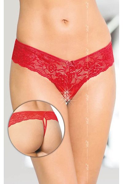 Softline Thong panties, model 2440, red, size S/M