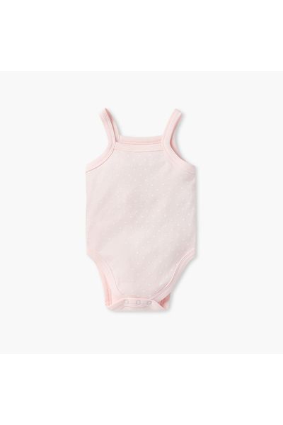 Juniors Printed Strappy Bodysuit - Set of 3