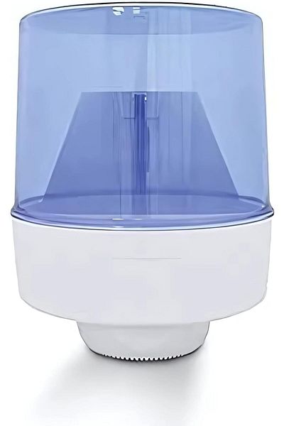 AKC Maxi-Roll Paper Towel Dispenser, Blue & White, Durable, Easy-Load, for Commercial & Home Use