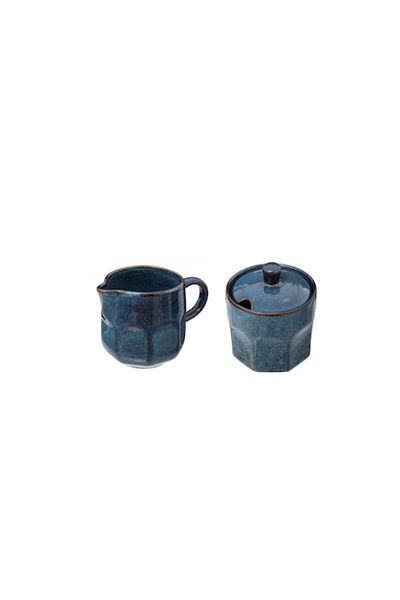 OEM Elegant set of milk jug and sugar bowl, ceramic, table serving