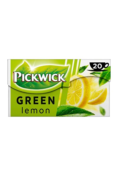 pickwick Ceai Verde cu Lamaie 30g, 20 pliculete