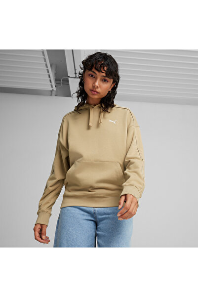 Puma Her Hoodie Tr Kadın Bej Sweat