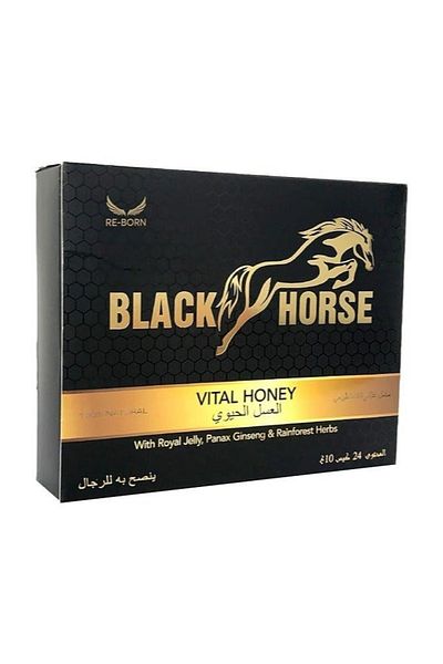BLACK HORSE Royal Honey, 10gm, Pack of 24 Sachets
