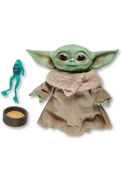 Moschino Star Wars Mandalorian Baby Yoda Interactive Toy Hasbro F1115 19 cm