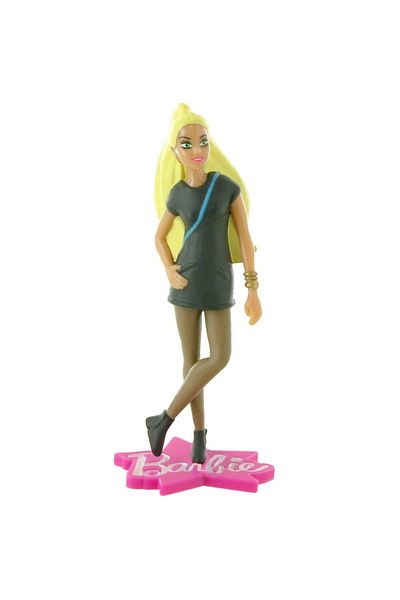 jad Barbie Comansi Figurine, Black Dress, 10 cm