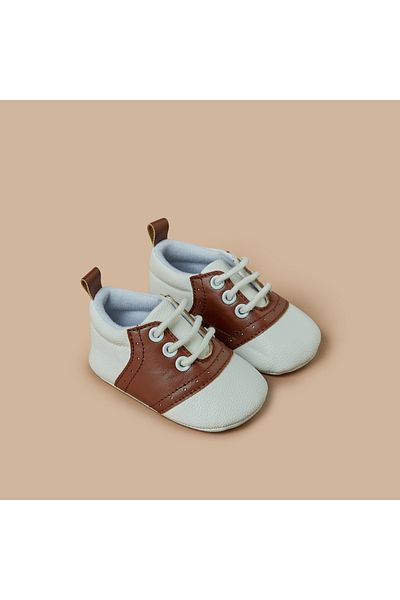 giggles Colourblock Booties with Lace-Up Closure