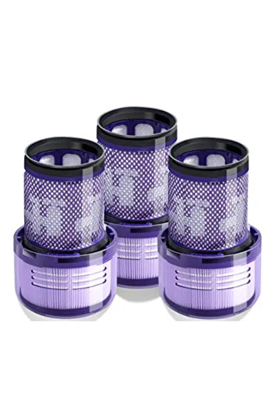 Magic Bags Filtru de aspirator compatibil cu Dyson V11 V15 SV14 SV22 Absolute Animal Extra Pro Detect Torque Drive 3x.