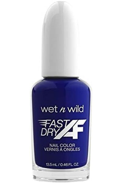 WET N WİLD Fast Dry AF Nail Color Dark Blue Putting on Airs