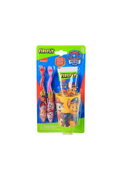 Firefly Paw Patrol Toothbrush 2 pcs + Toothpaste 75 ml + Beaker