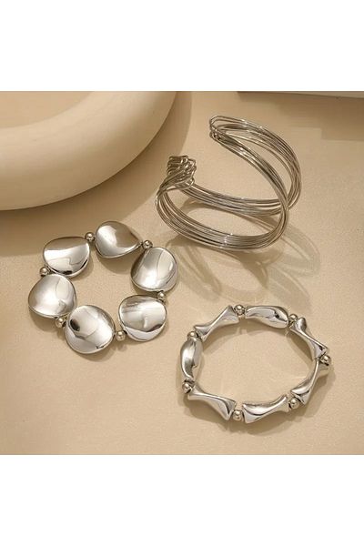 Girift Vintage Zelora 3 Pieces Women Bracelet Bangle Set