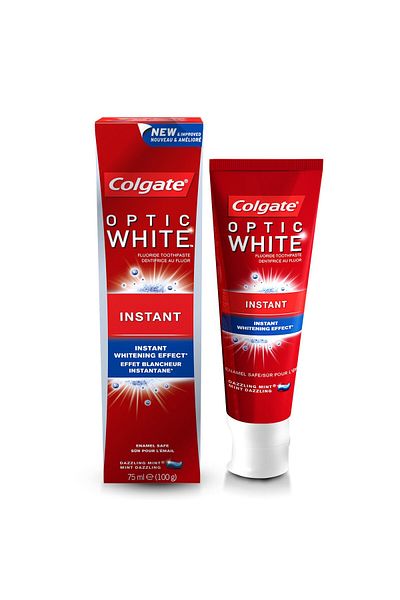 Colgate Fluoride Toothpaste Optic White Instant 75 ml