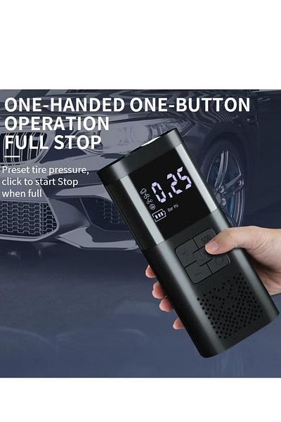 DLC Electric air pump cordless air compressor for car with digital LCD display