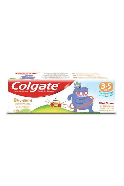 Colgate Kids Toothpaste Natural 3-5 Years Mint Flavour 60 ml