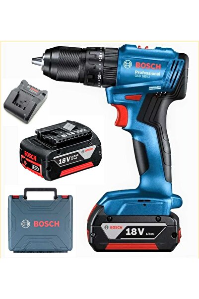 Bosch GSB 185 Li Darbeli 3 Ah 2 Adet Bataryalı Akülü Vidalama