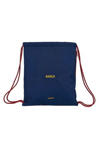 AQUA TRAVEL F.C. Barcelona Backpack with Ropes, Brown Blue