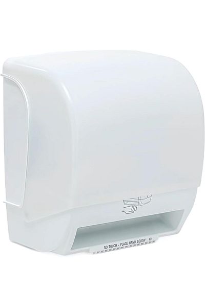 AKC Auto-Cut Electronic Tissue Dispenser–Wall-Mounted, Battery-Operated Hands-Free Paper Towel Dispenser
