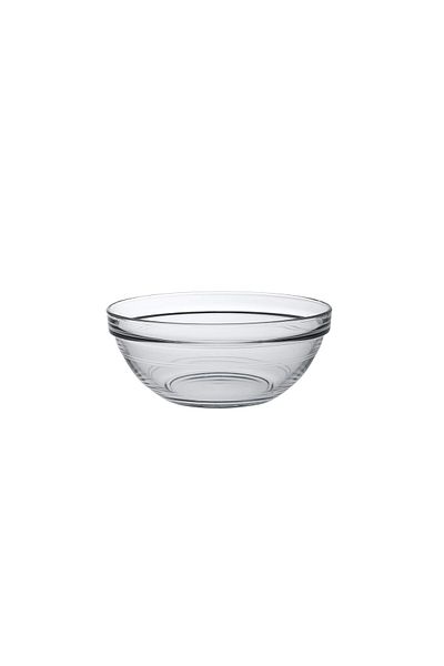 Duralex Salad Bowl, Duralex Lys Crystal, Stackable, 6 pieces