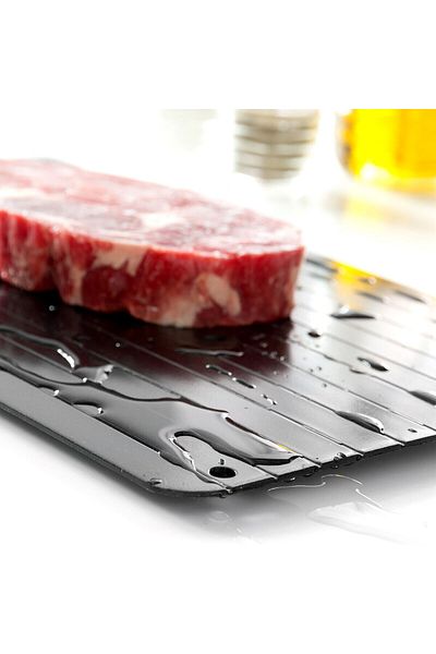 InnovaGoods InnovaGoods Qheat Rapid Defrosting Tray, 35x20.5 cm, Black
