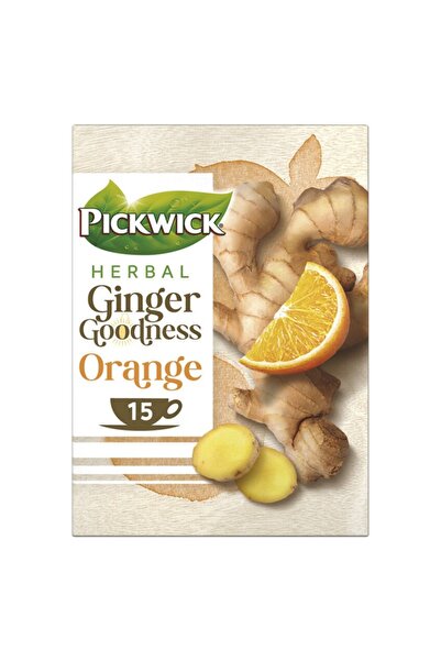 pickwick Herbal ceai cu ghimbir si portocale 30g, 15 pliculete