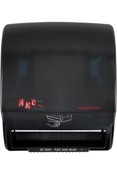 AKC Auto-Cut Electronic Tissue Dispenser–Wall-Mounted, Battery-Operated Hands-Free Paper Towel Dispenser