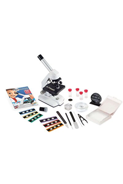 Buki France BUKI France Microscope, 50 Experiments, Zoom 100x-1000x