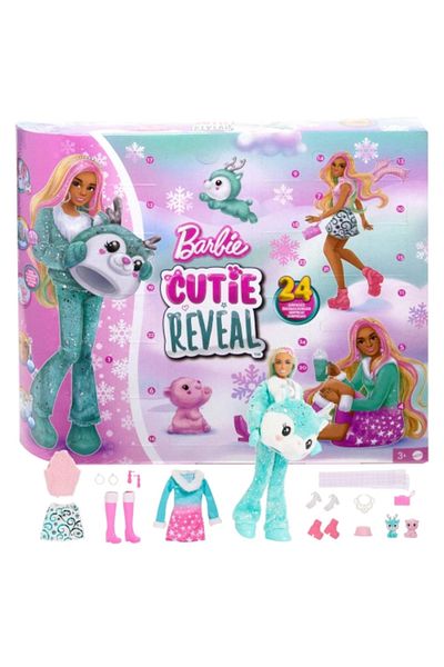 mattel Barbie Advent Calendar, Mattel, Doll and 24 Surprises