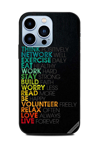 Covernex غطاء حماية لهاتف Apple iPhone 13 Pro اقتباسات عن نمط الحياة