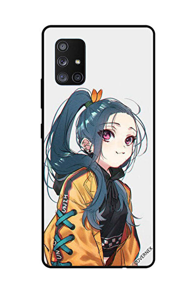 Covernex Protective Case Cover For Samsung Galaxy A71 Cute Girl Feeling Cold