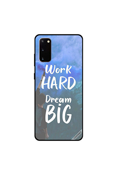 Covernex غطاء حماية لهاتف سامسونج جالكسي S20 - اعمل بجد، احلم بألوان كبيرة