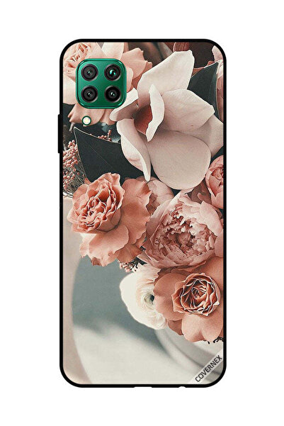 Covernex غطاء حماية لهاتف هواوي نوفا 7i / P40 لايت - باقة زهور الخوخ