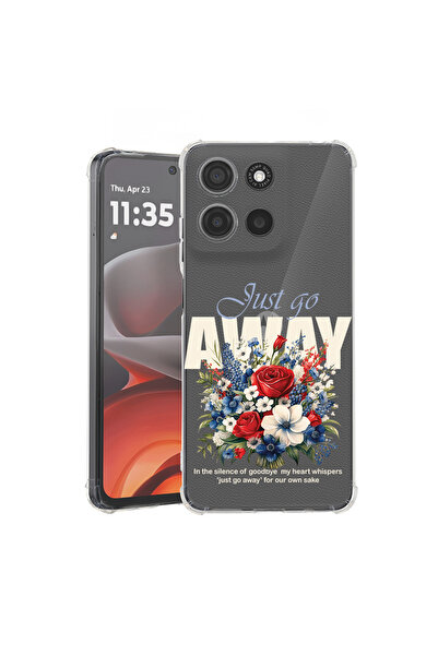 bestcase ® Husă antișoc pentru Motorola Edge 50 Neo, Just Go Away, 1913371 AS 1864