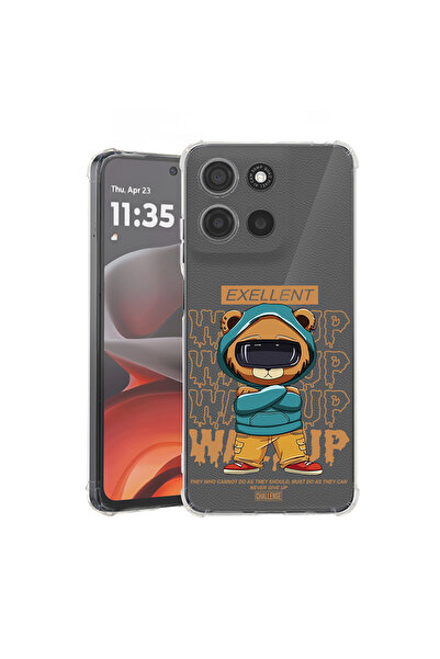 bestcase ® Husă antișoc pentru Motorola Moto G15, Bear Excellent, 1926358 AS ...