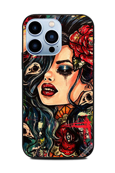 Covernex غطاء حماية لهاتف Apple iPhone 13 Pro - رسمة فتاة فنية