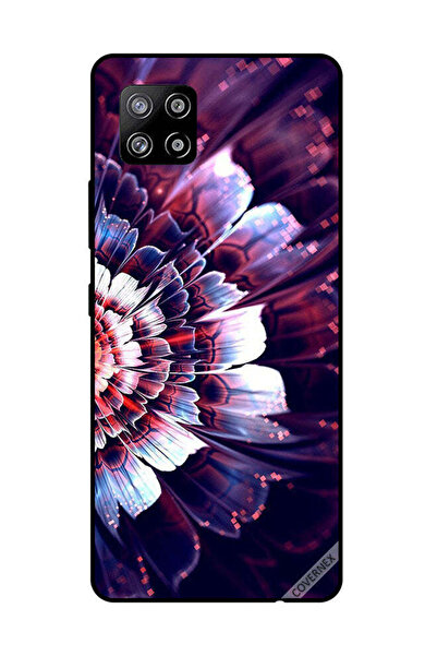 Covernex غطاء حماية لهاتف سامسونج جالاكسي A42 مع زهرة كبيرة منعكسة على الجانب...