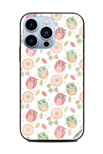 Covernex غطاء حماية لهاتف Apple iPhone 13 Pro بنقشة زهور البومة