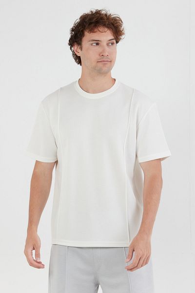 Fulla Moda Μπλουζάκι Basic Çimalı Bisiklet Yaka