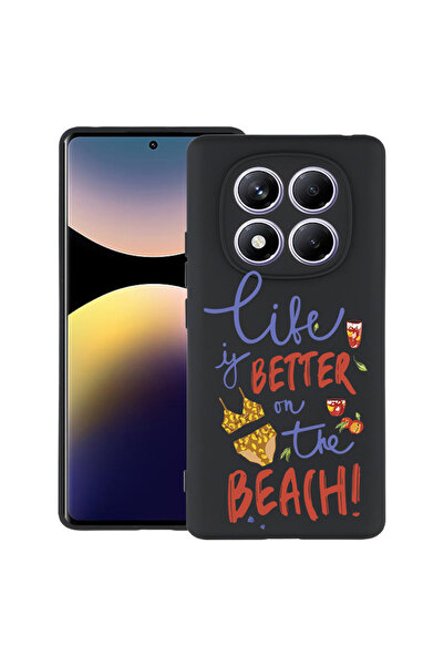 bestcase ® Husă Slim Silicon pentru Xiaomi Redmi Note 14 Pro 4G, Beach, 19978...