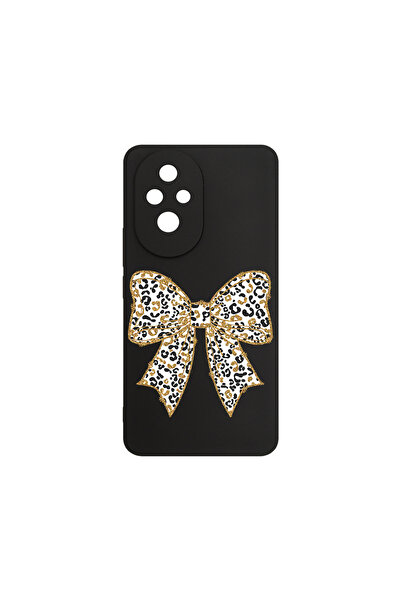 bestcase ® Husa Slim Silicon pentru Honor 200, Leopard Bow, 1894728 B 1873