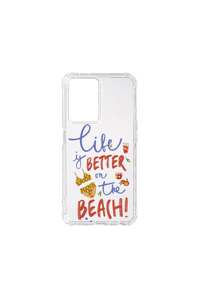 bestcase ® Αντικραδασμική θήκη για Motorola Moto G53, παραλία, 1673038 AS 1874