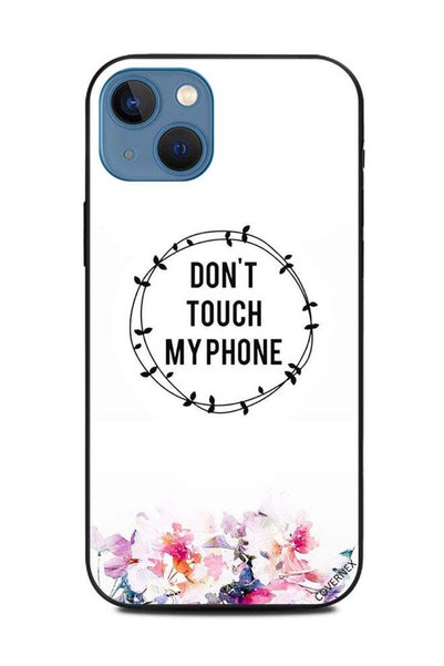 Covernex Protective Case Cover For Apple iPhone 13 Don't Touch My Phone Flowers