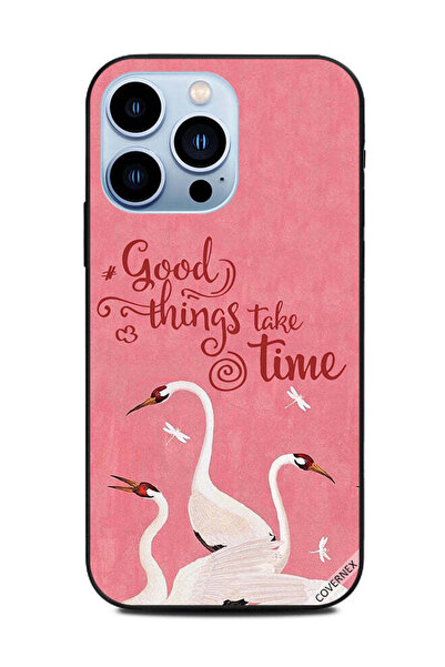 Covernex غطاء حماية لجهاز Apple iPhone 13 Pro الأشياء الجيدة تستغرق وقتًا